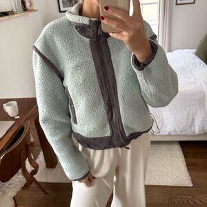 Free People Fleece Jacket Sz Small